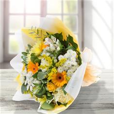 Gold &amp; White Tied Bunch